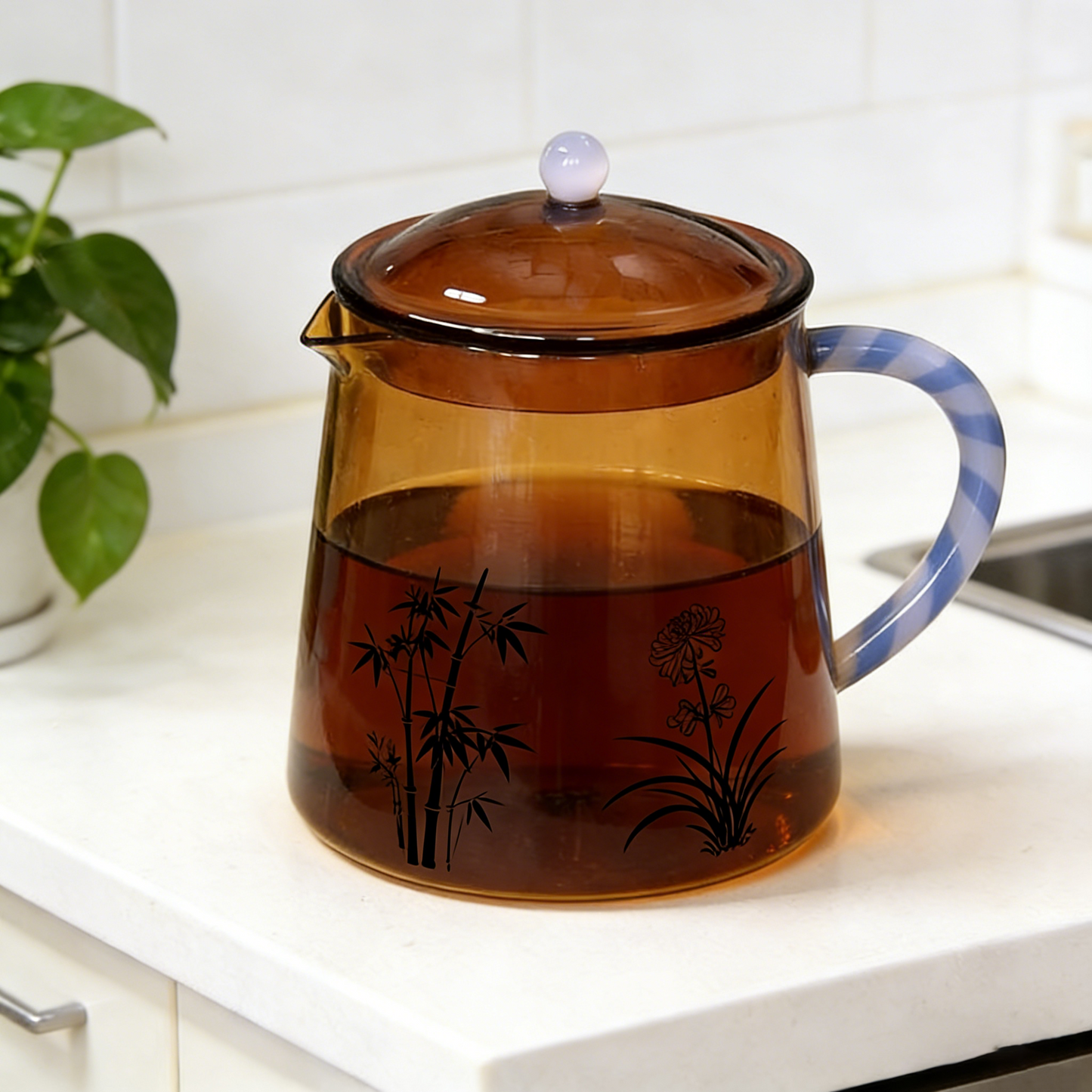 Stylish Teapot – Brown