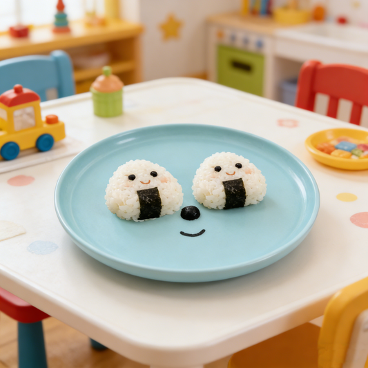 Family Plate Small - Mint Blue