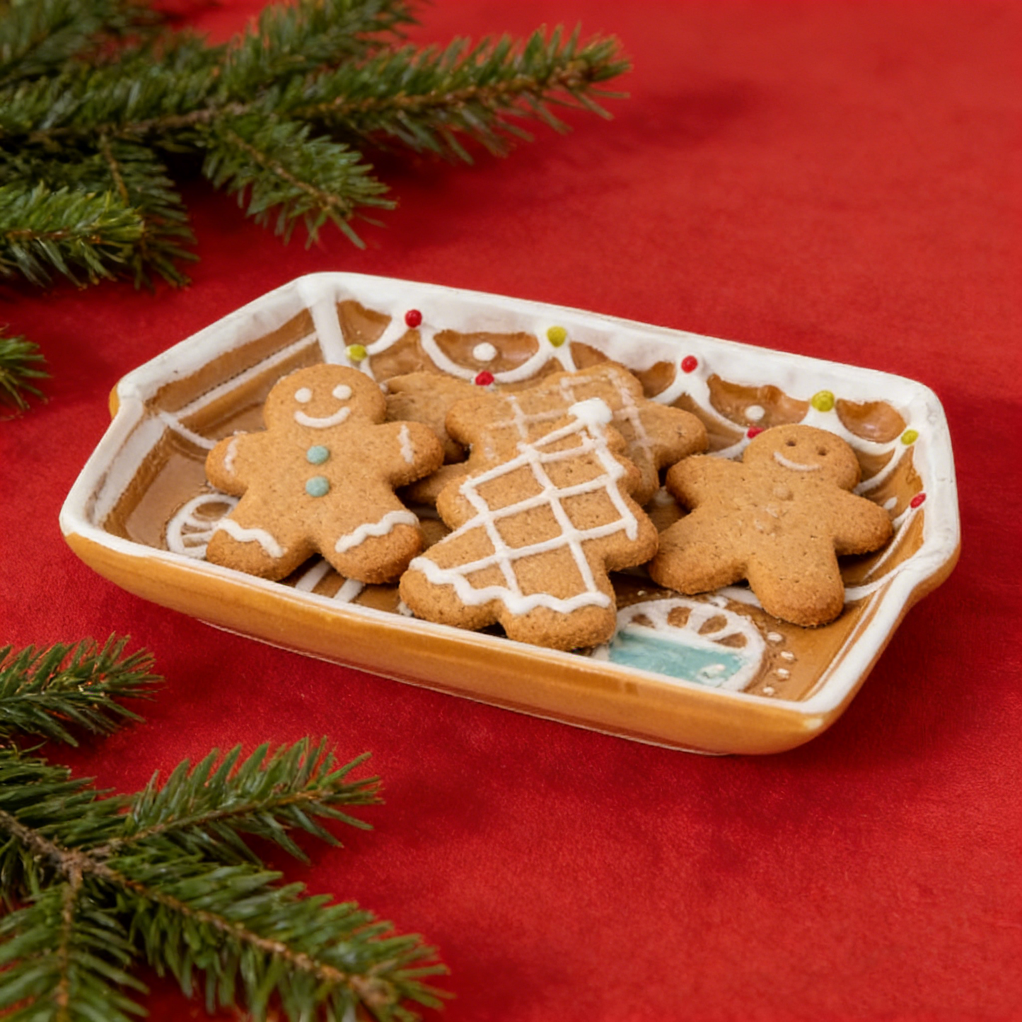 House Serving Plate - Brown