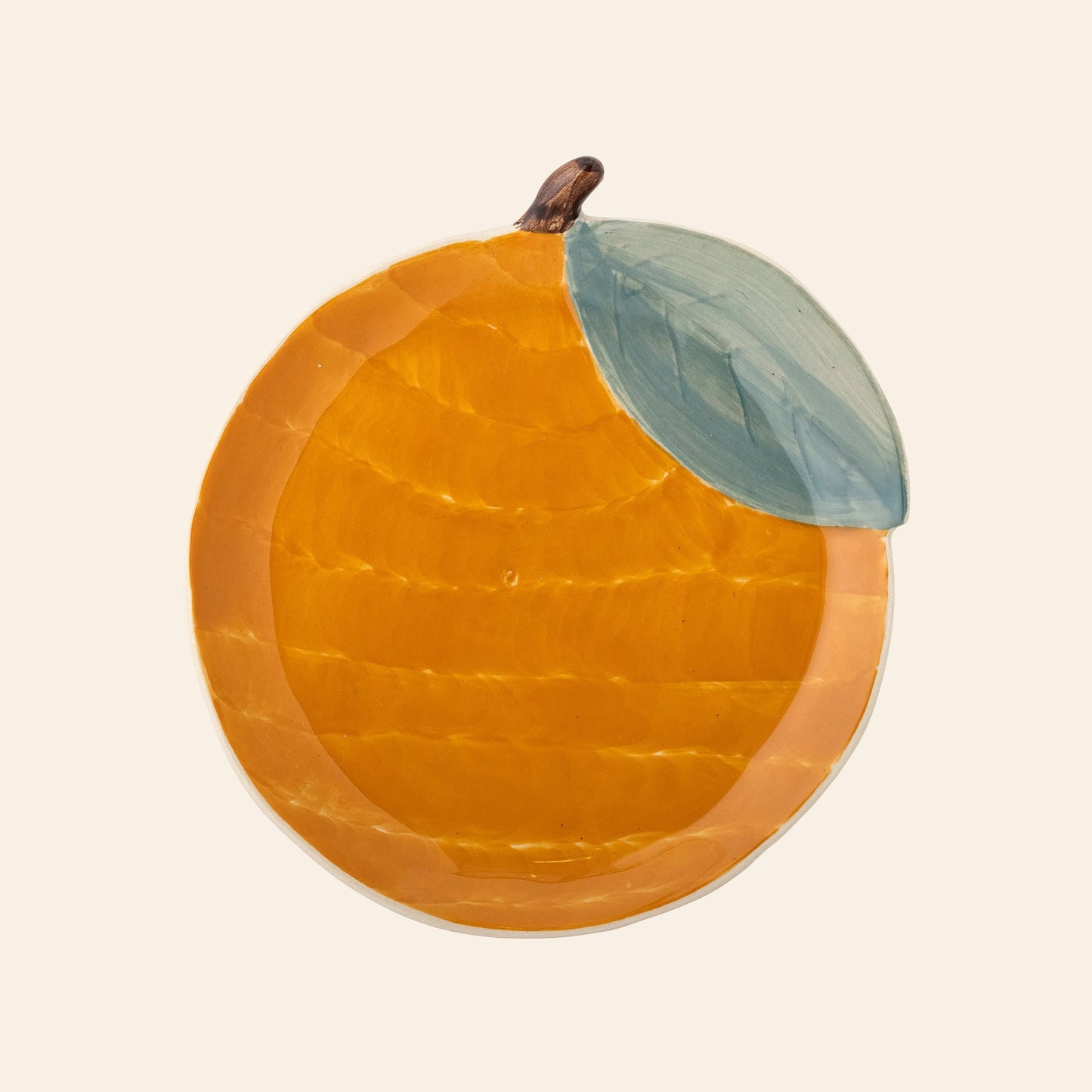 Orange Cheerful Plate