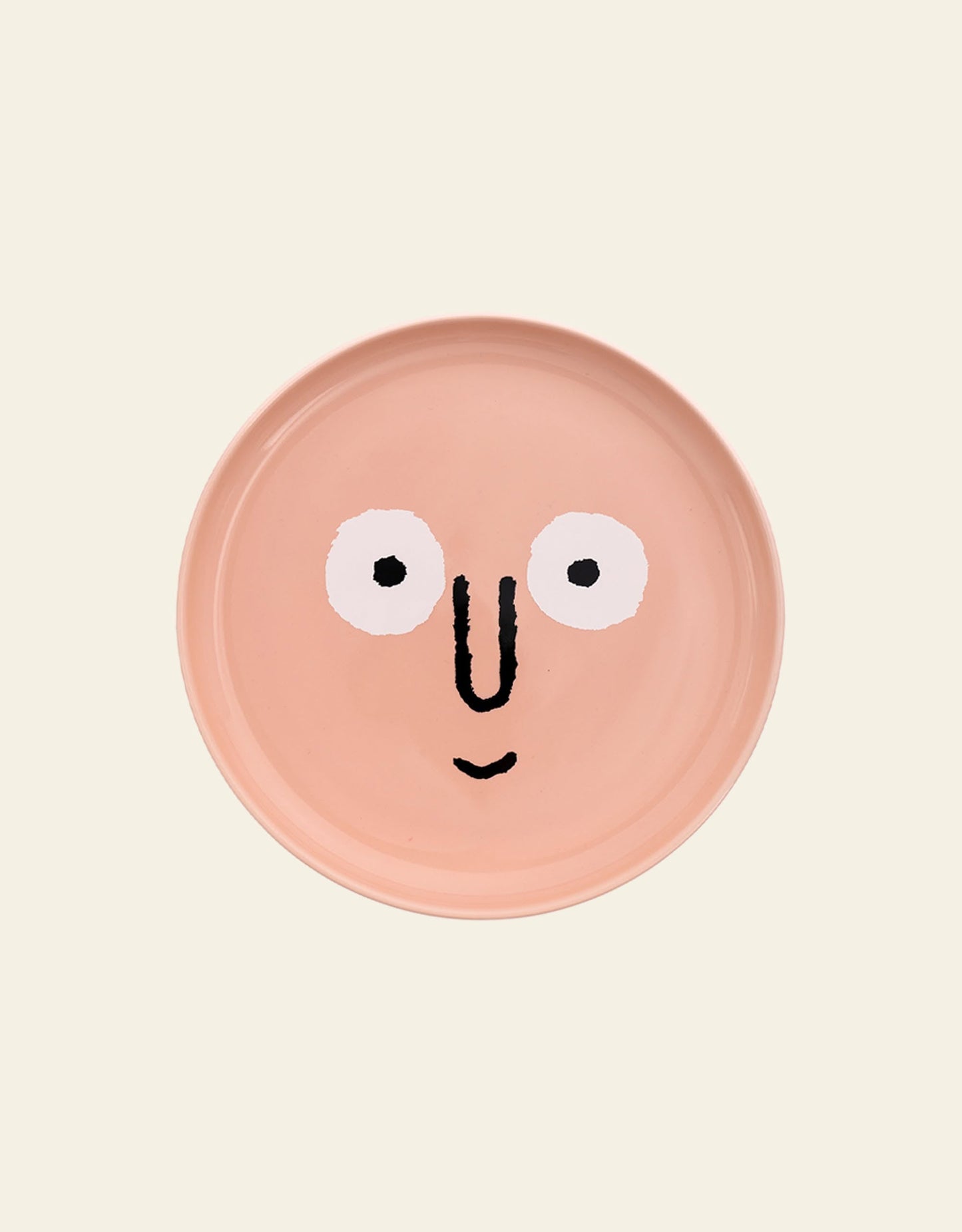 Family Plate Medium - Coral Pink